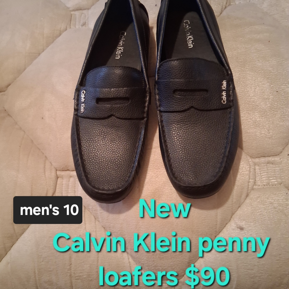Calvin Klein Men's Dark Slip-On Loafers